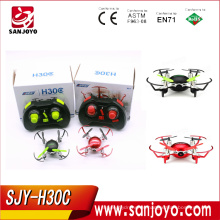 2016 Nuevo JJRC H30C Mini drone con cámara de 2MP 2.4G 4CH 4axis Modo sin cabeza Mini RC Quadcopter RTF